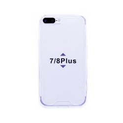 Silicone Hard Corners Case For Apple iPhone 7 Plus/8 Plus Transparent Silicone Hard Corners Case For Apple iPhone 7 Plus/8 Plus Transparent